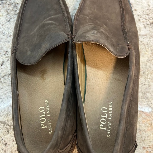 Polo Ralph Lauren Men’s Slip On Loafers Brown Suede - Picture 3 of 5